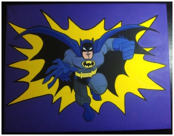 Acrylic Painting - Batman