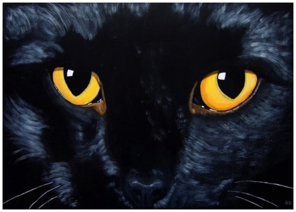 Acrylic Painting - Cat